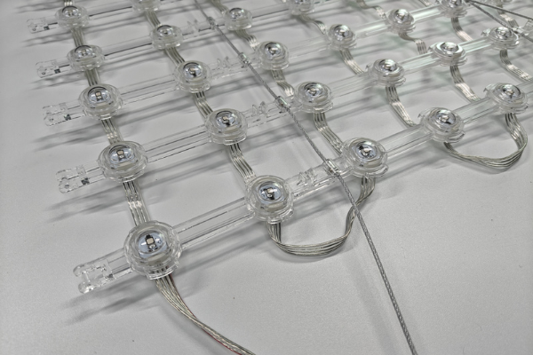 LED Mesh Screen Assembly Line View 3