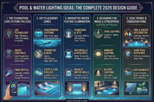 Ideas de iluminación para piscinas y agua: la guía de diseño completa de 2026