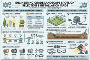Cómo elegir e instalar focos de paisaje « Guía de selección de grados de ingeniería