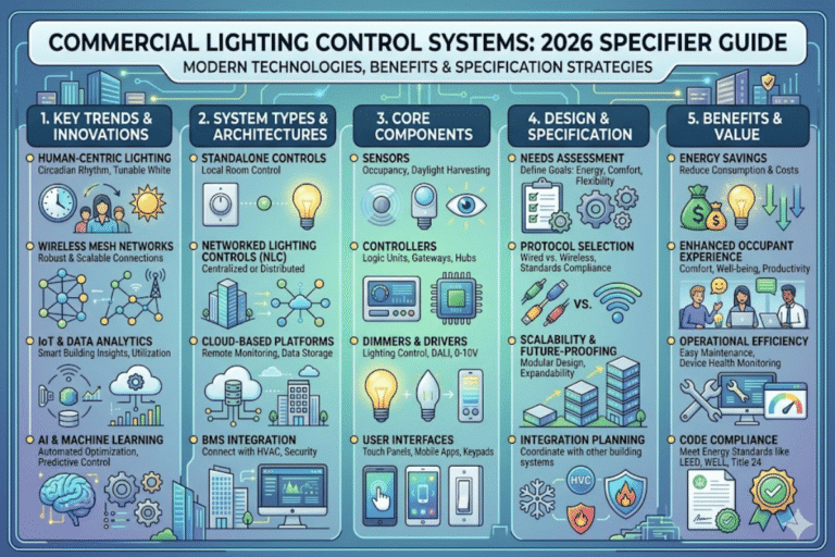 Commercial Lighting Control Systems: 2026 Specifier Guide
