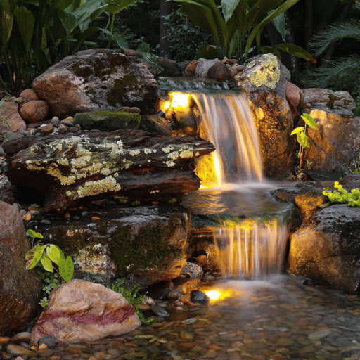 Pond & Water Feature Lighting — Design for Living Water