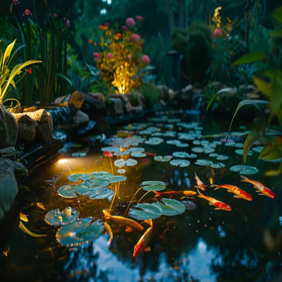 Boutique Resort Underwater Pond
