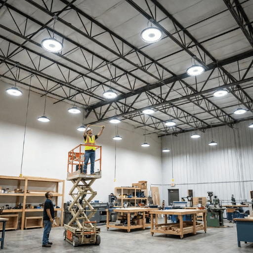 Warehouse Lighting Design: Foot-Candles, Uniformity & Spacing