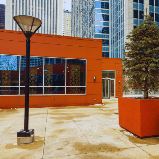 Municipal park streetscape lighting