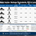 LED vs Metal Halide: Wattage Equivalents, ROI & Lumens (2026)