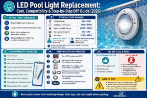 LED Pool Light Replacement: Cost, Compatibility & Step-by-Step DIY Guide (2026)