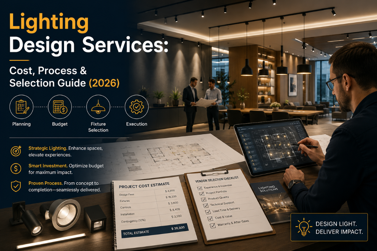 Lighting Design Services: Cost, Process & Selection Guide (2026)