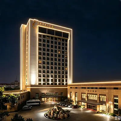 Gungqi Lighting Hospitality Retail Project with 3000K Facade Linear Light Bar case 1