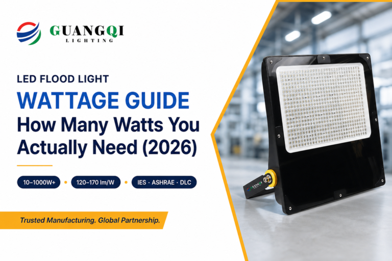 LED Flood Light Wattage: How Many Watts Do You Need? (2026)