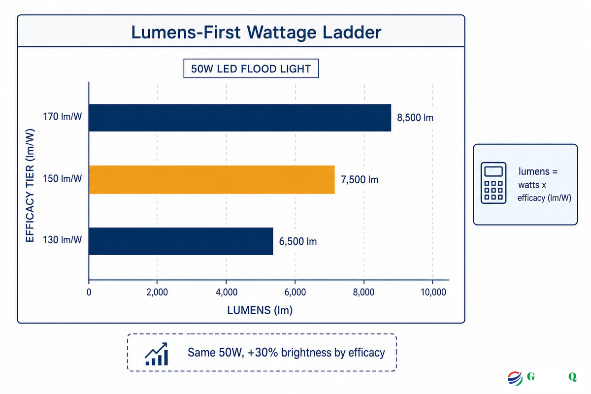 Why Lumens, Not Watts, Decide Brightness — Guangqi Lighting