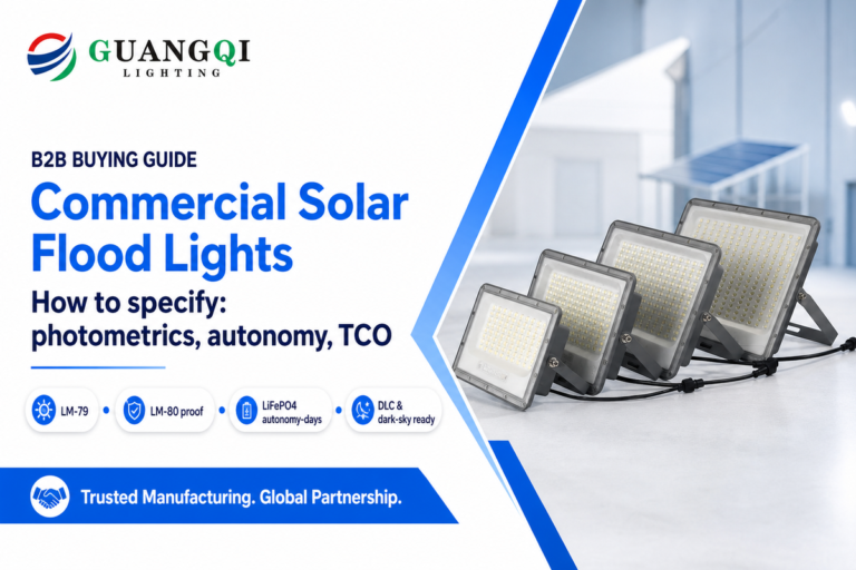 Commercial Solar Flood Lights: 7-Spec Buying Guide