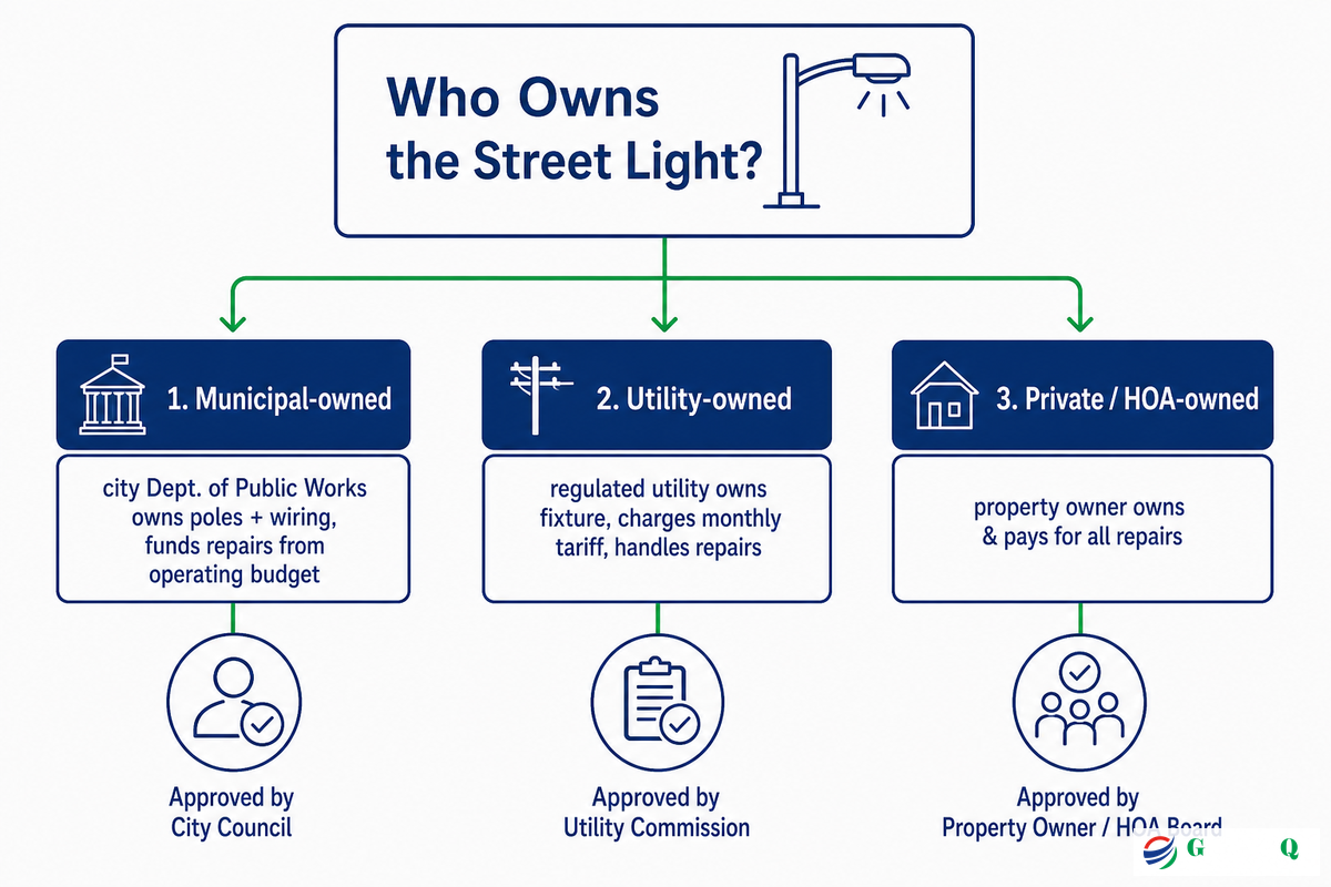 Who Owns and Maintains Commercial Street Lights — Guangqi Lighting