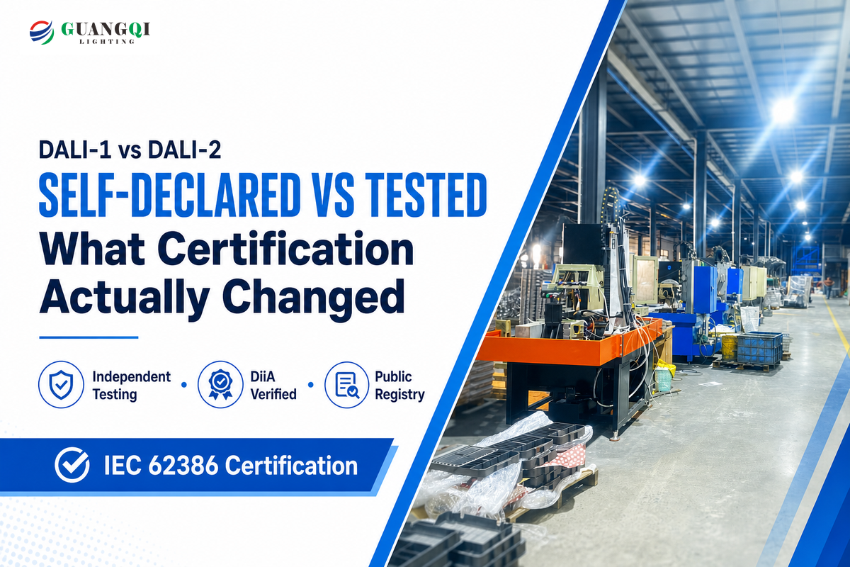 DALI-1 vs DALI-2: What Actually Changed — Guangqi Lighting