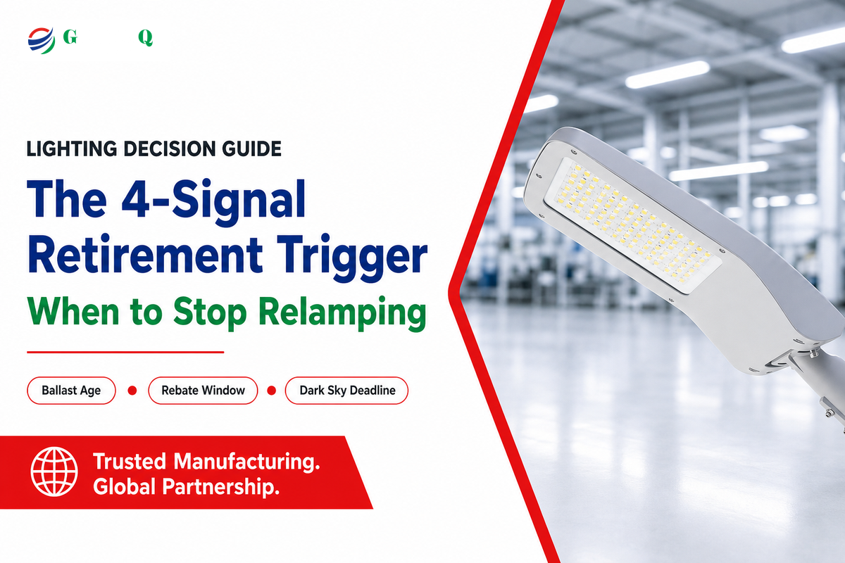 The 4-Signal HPS Retirement Trigger, When to Stop Relamping and Retrofit — Guangqi Lighting