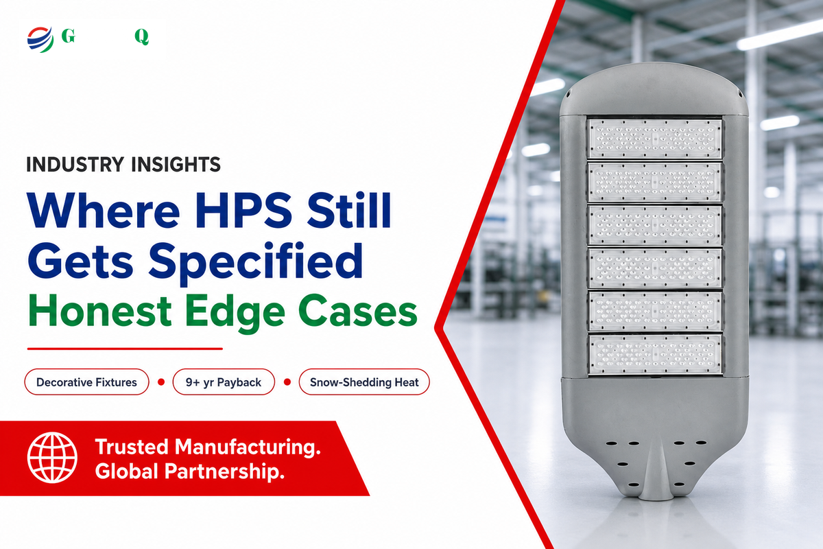 Where HPS Still Gets Specified, Honest Edge Cases — Guangqi Lighting