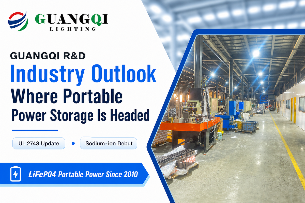 Industry Outlook: Where Portable Power Storage Is Headed — Guangqi Lighting