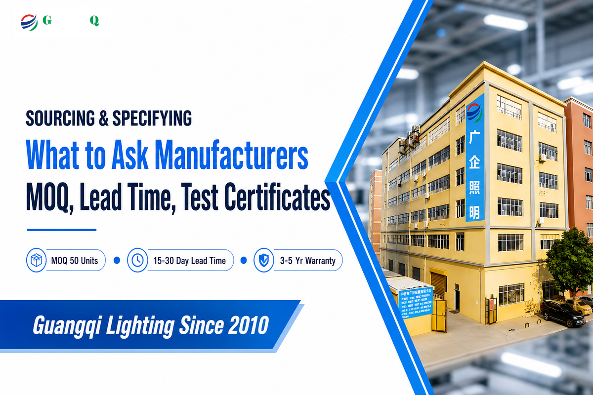 Sourcing and Specifying: What Landscape Contractors Should Ask Manufacturers — Guangqi Lighting