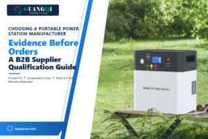 How to Choose a Portable Power Station Manufacturer