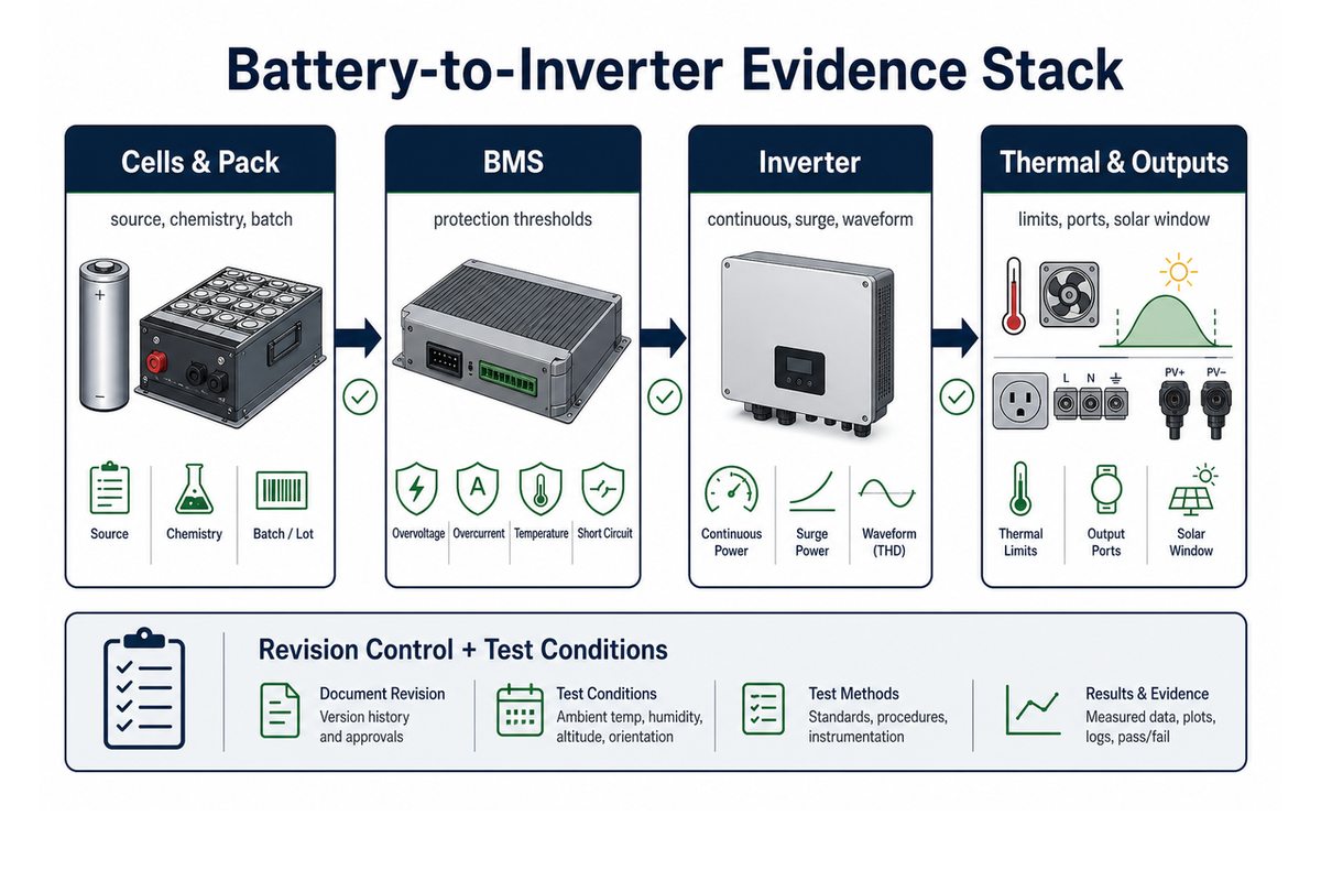 Verify the Battery-to-Inverter Evidence Stack