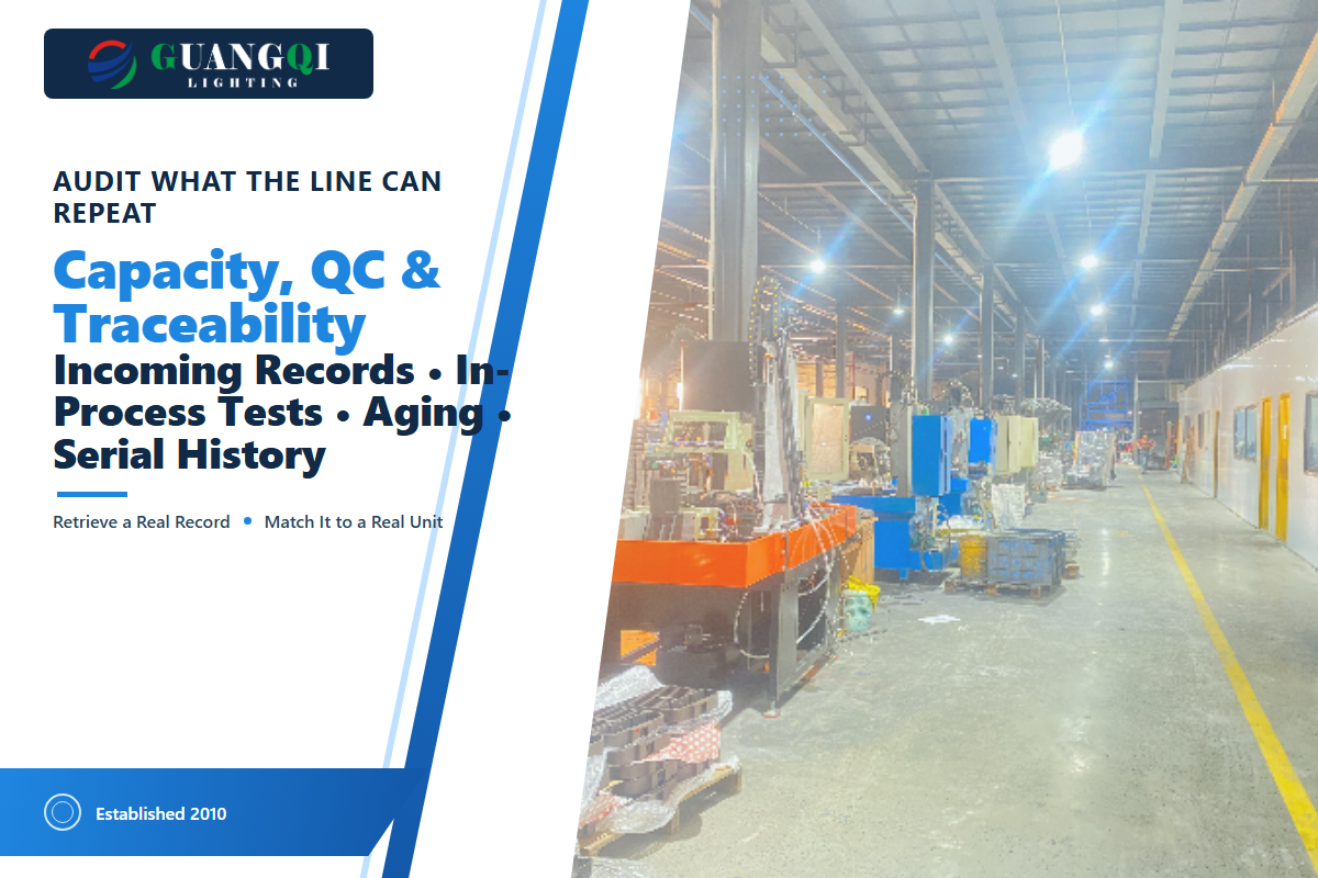 Audit Capacity, Quality Control, and Traceability