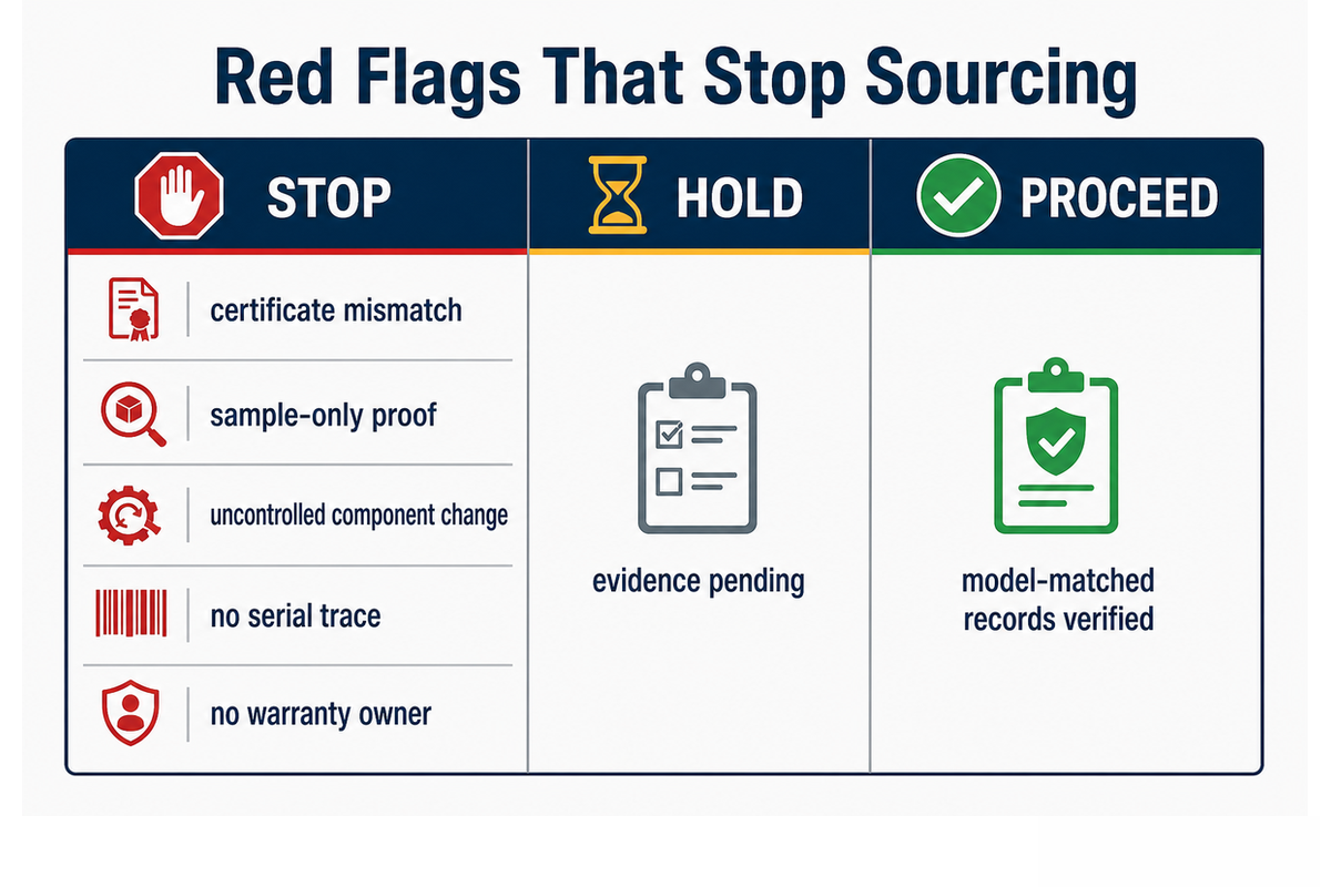Red Flags That Should Stop the Sourcing Process