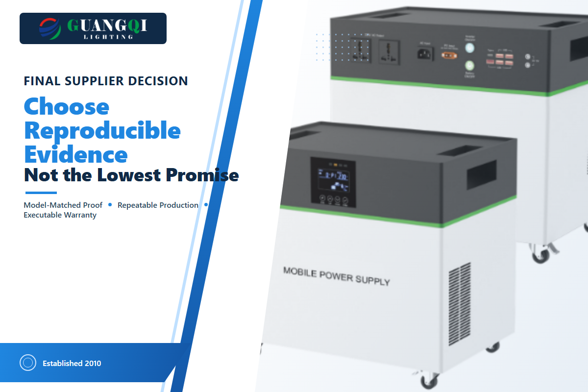 Choose the Manufacturer That Can Reproduce the Evidence