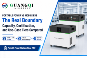 Portable Power Station vs Mobile Energy Storage System