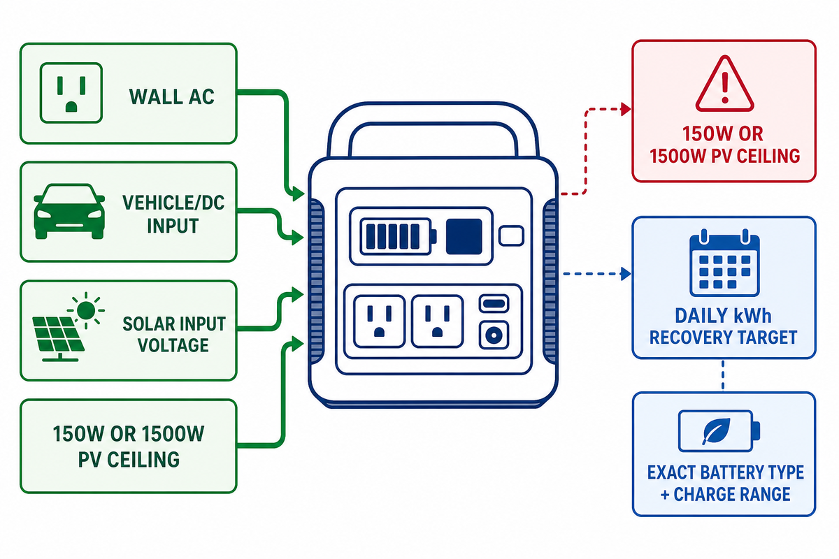 Charging: AC, Solar PV, Vehicle/DC, And Hybrid Recharge