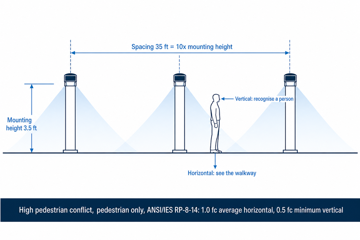 Siting and Spacing: How Many Bollards a Walkway Actually Needs — Guangqi Lighting