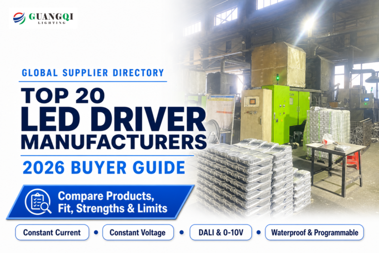 LED Driver Manufacturers: 20 Global Companies Compared