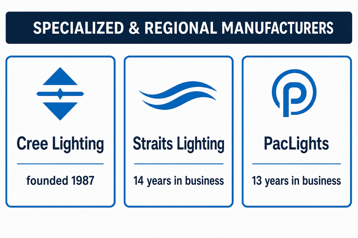 Specialized & Regional Manufacturers — GQLAMP