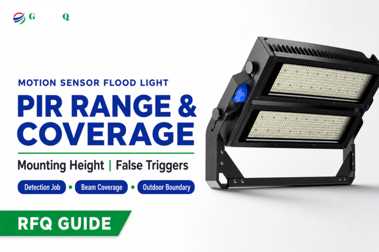 Motion sensor flood light PIR range and outdoor coverage guide