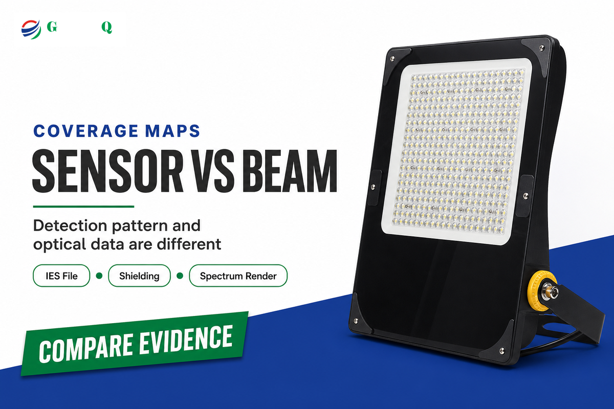 3. Separate Sensor Coverage from Light Coverage — GQ Lamp