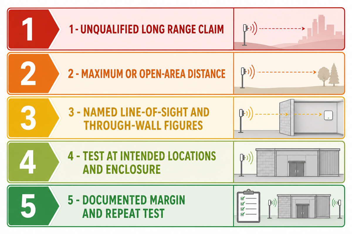 4. Range: Line of Sight Is Not Through-Wall Performance — GQLAMP