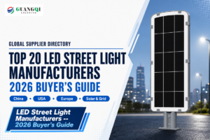 Top 20 LED Street Light Manufacturers in the World (2026)