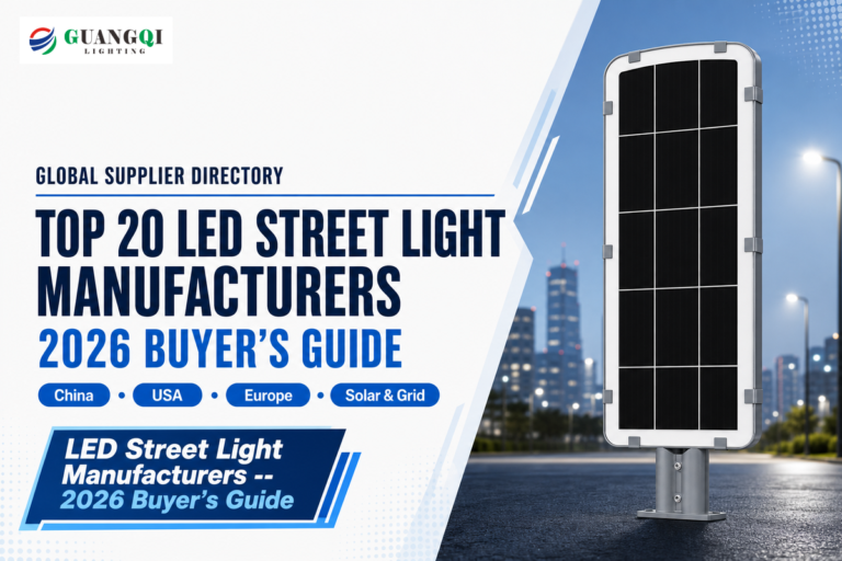Top 20 LED Street Light Manufacturers in the World (2026)
