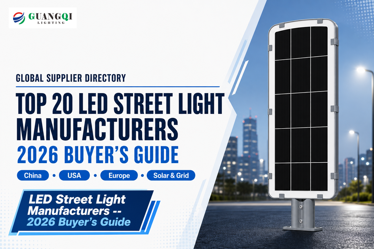 Top 20 LED Street Light Manufacturers in the World (2026)