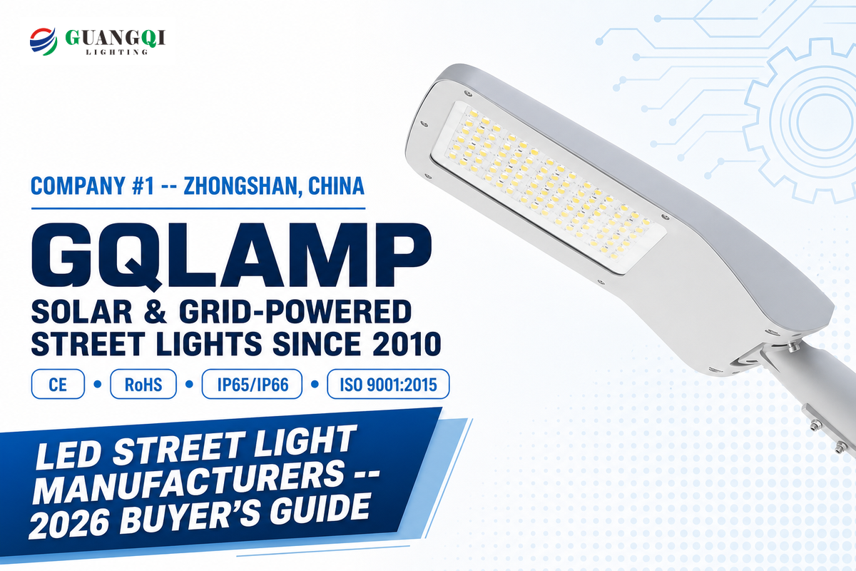 The 20 LED Street Light Manufacturers — Guangqi Lighting