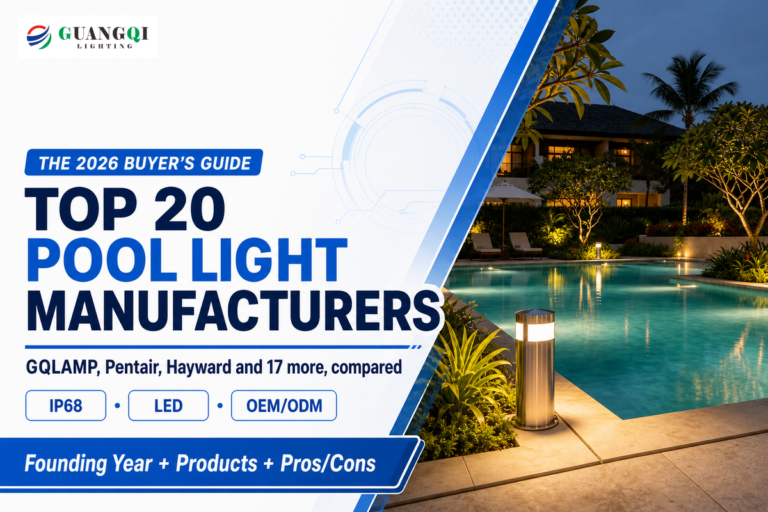 Top 20 Pool Light Manufacturers in the World (2026)