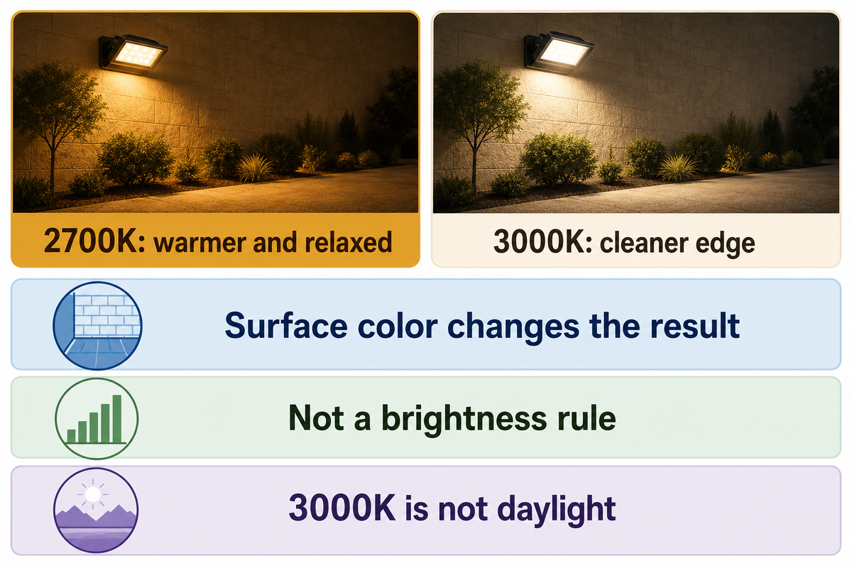 2700K vs 3000K: What Actually Changes?
