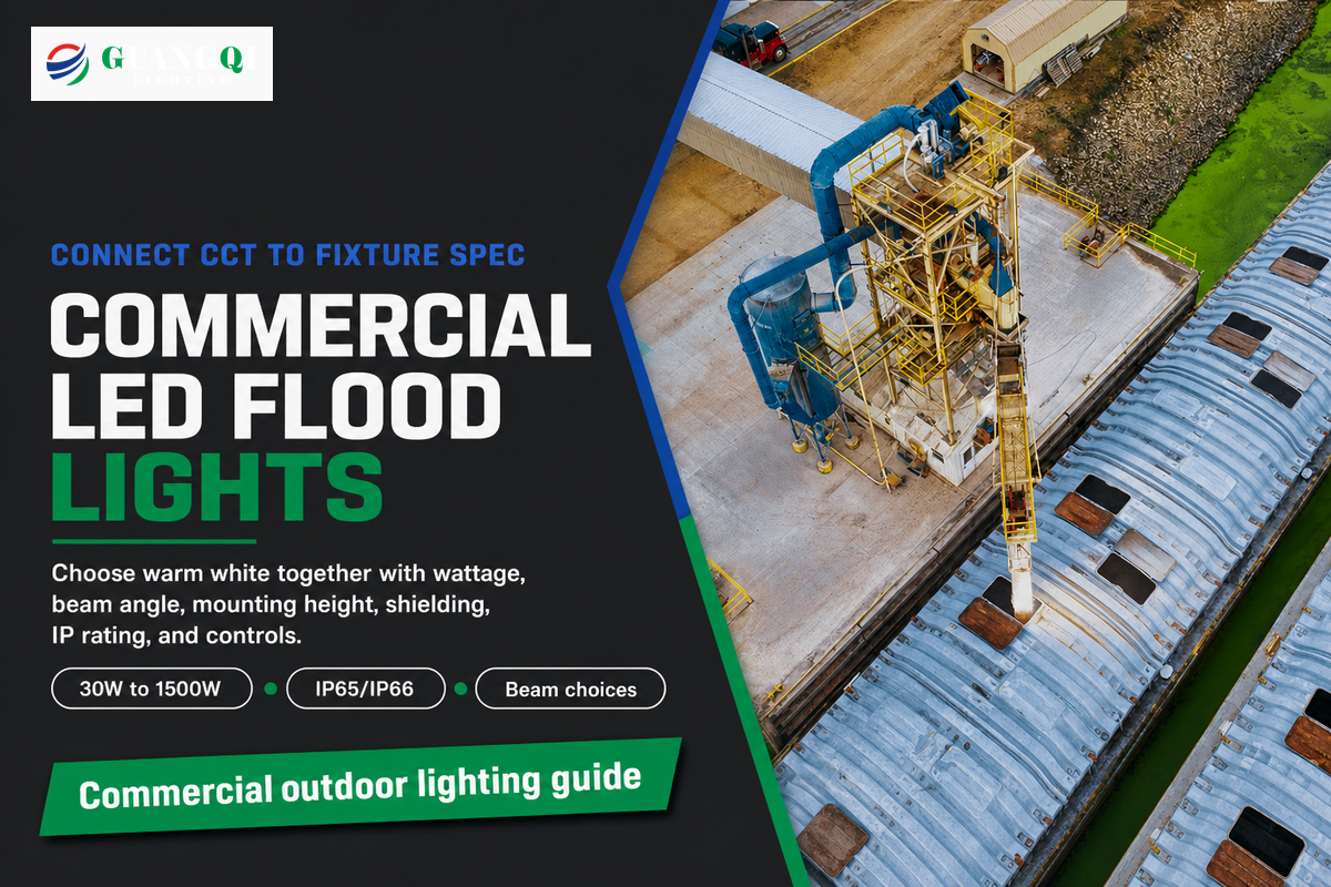 How to Connect Warm White Decisions to Commercial LED Flood Lights