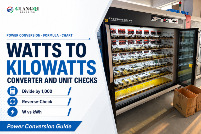 Watts to Kilowatts: Calculator, Formula & Chart