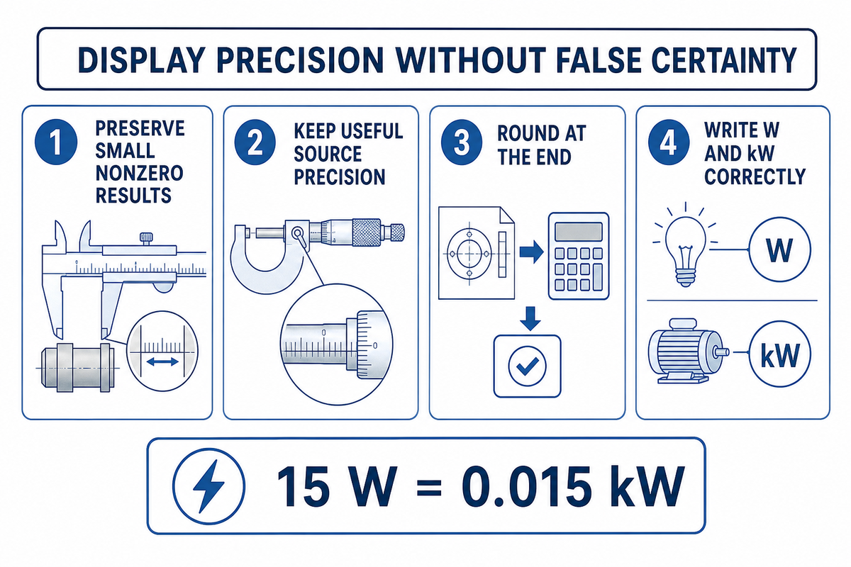 Decimal Places, Rounding, and Display Precision — Guangqi Lighting