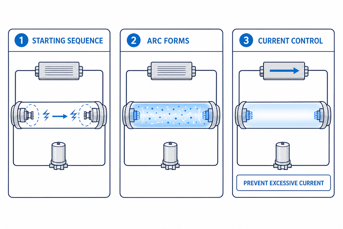 2. How Does a Fluorescent Ballast Work? — Guangqi Lighting