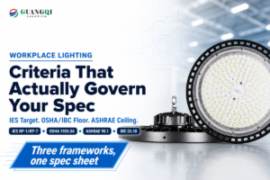Workplace Lighting Criteria: IES, OSHA & Glare Limits [2026]