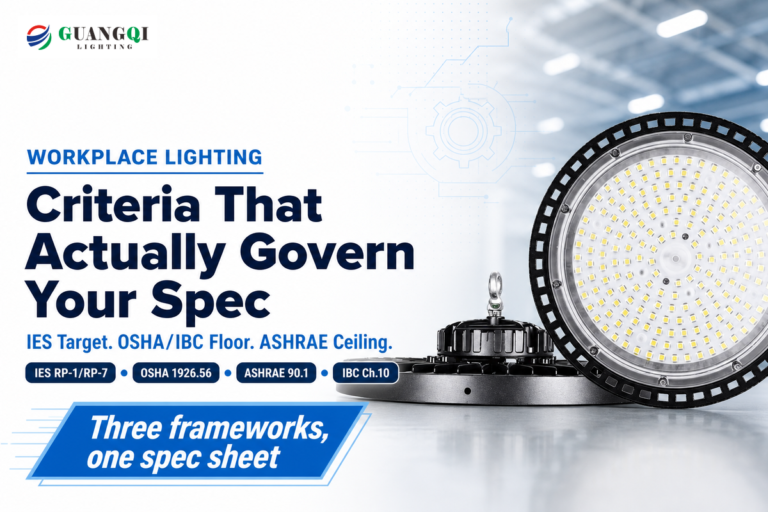 Workplace Lighting Criteria: IES, OSHA & Glare Limits [2026]