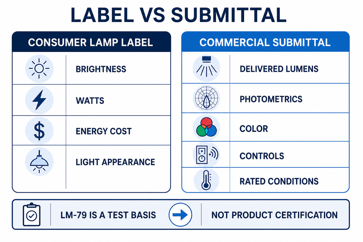How Should You Read a Lamp Label or Luminaire Submittal? — Guangqi Lighting