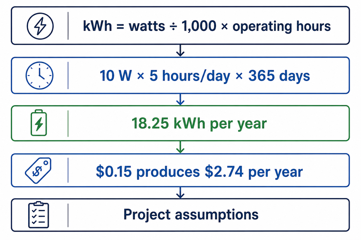 Watts vs Watt-Hours: How Do You Estimate Energy Use? — Guangqi Lighting