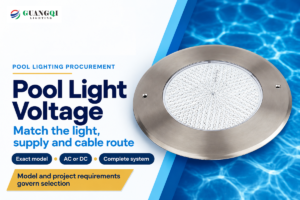 Pool Light Voltage: 12V vs 24V vs 120V