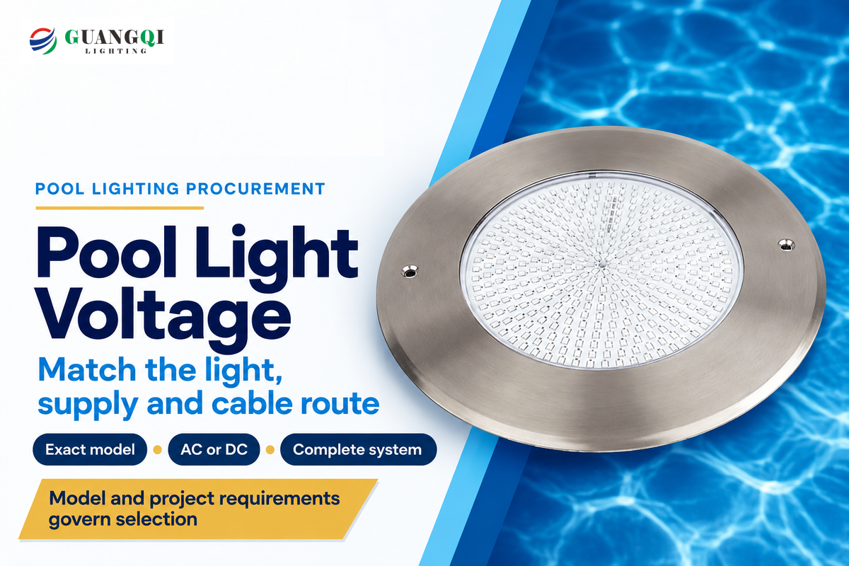 Pool Light Voltage: 12V vs 24V vs 120V